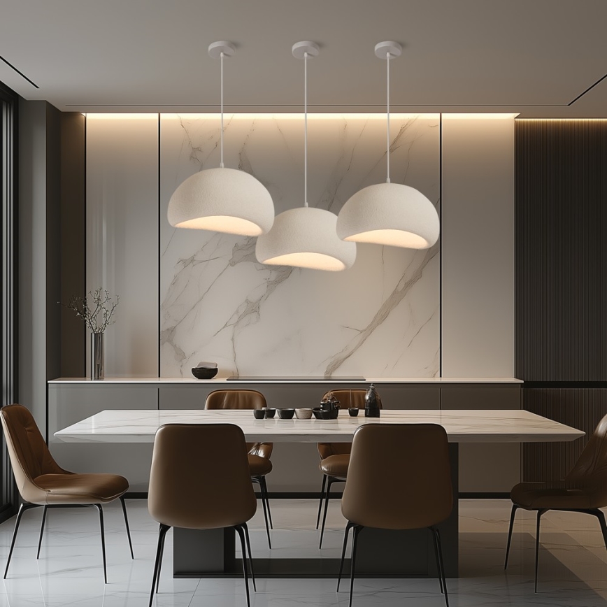 BRILAGI - Lustră suspendată pe cablu WABI SABI 1xE27/60W/230V Ø 40 cm albă