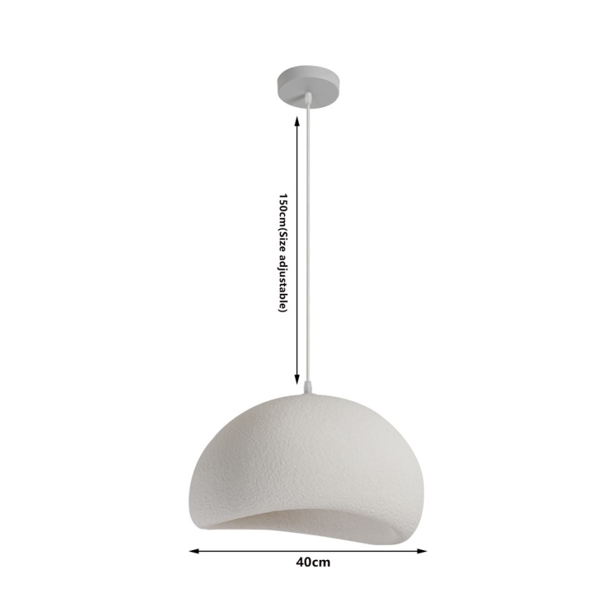 BRILAGI - Lustră suspendată pe cablu WABI SABI 1xE27/60W/230V Ø 40 cm albă
