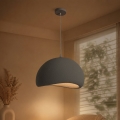 BRILAGI - Lustră suspendată pe cablu WABI SABI 1xE27/60W/230V Ø 40 cm gri