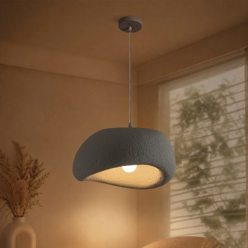 BRILAGI - Lustră suspendată pe cablu WABI SABI 1xE27/60W/230V Ø 40 cm gri