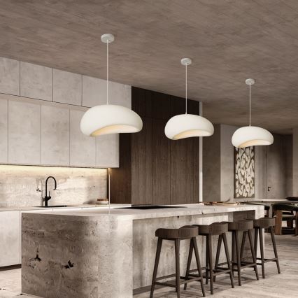 BRILAGI - Lustră suspendată pe cablu WABI SABI 1xE27/60W/230V Ø 50 cm albă