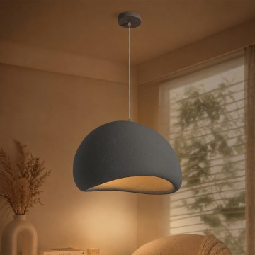 BRILAGI - Lustră suspendată pe cablu WABI SABI 1xE27/60W/230V Ø 50 cm gri