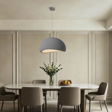 BRILAGI - Lustră suspendată pe cablu WABI SABI 1xE27/60W/230V Ø 50 cm gri