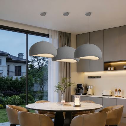 BRILAGI - Lustră suspendată pe cablu WABI SABI 1xE27/60W/230V Ø 50 cm gri