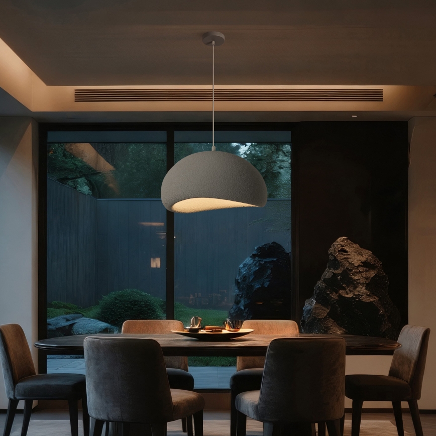 BRILAGI - Lustră suspendată pe cablu WABI SABI 1xE27/60W/230V Ø 50 cm gri