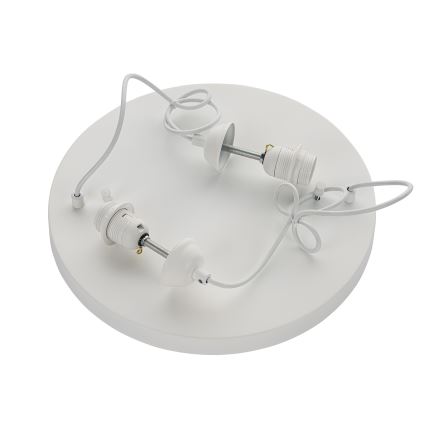 Brilagi - Lustră suspendată pe cablu WABI SABI, 2x E27/40W/230V, Ø 45 cm, albă