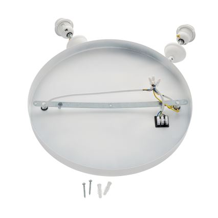Brilagi - Lustră suspendată pe cablu WABI SABI, 2x E27/40W/230V, Ø 45 cm, albă