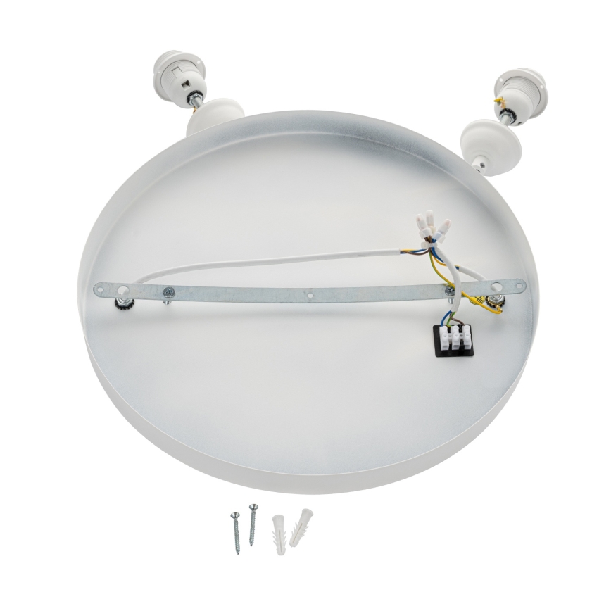 Brilagi - Lustră suspendată pe cablu WABI SABI, 2x E27/40W/230V, Ø 45 cm, albă