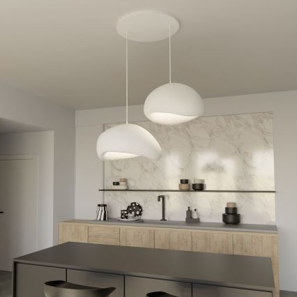 Brilagi - Lustră suspendată pe cablu WABI SABI 2xE27/40W/230V albă