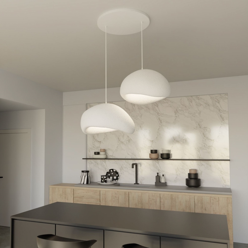 Brilagi - Lustră suspendată pe cablu WABI SABI 2xE27/40W/230V albă