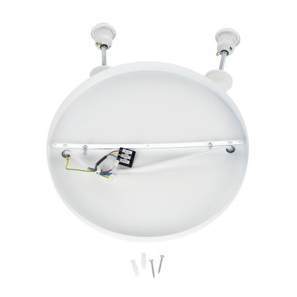 Brilagi - Lustră suspendată pe cablu WABI SABI, 2xE27/40W/230V, Ø 45 cm, albă