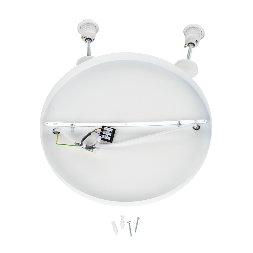 Brilagi - Lustră suspendată pe cablu WABI SABI, 2xE27/40W/230V, Ø 45 cm, albă