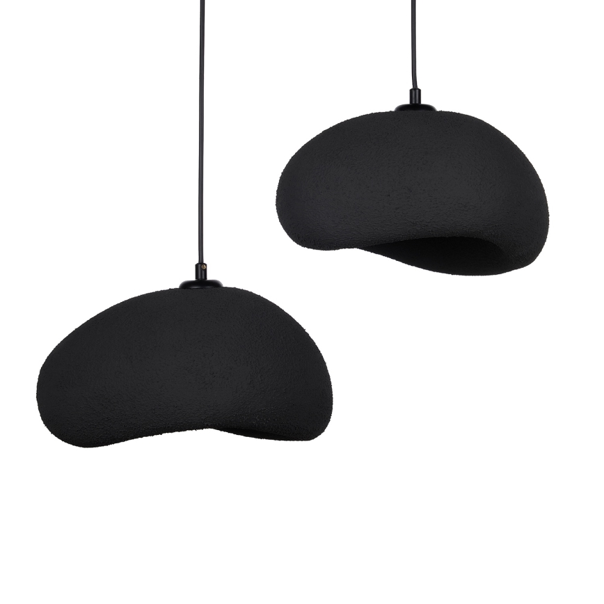 Brilagi - Lustră suspendată pe cablu WABI SABI, 2xE27/40W/230V, Ø 60 cm, neagră