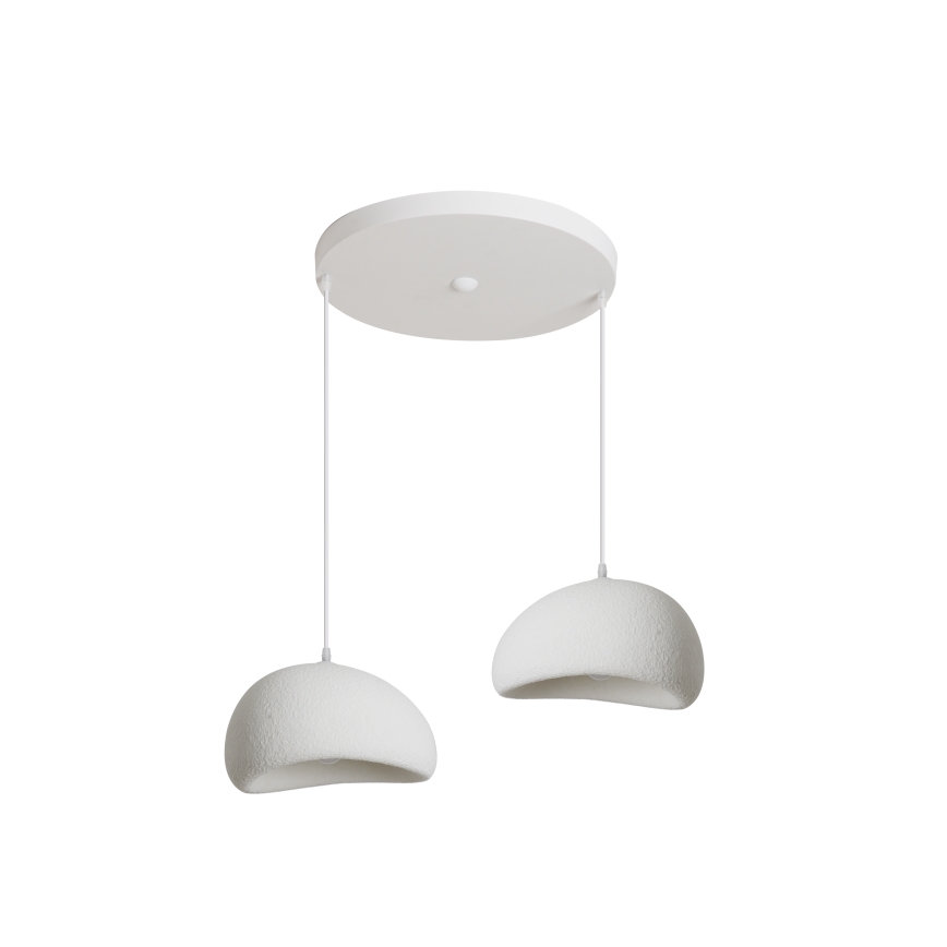 BRILAGI - Lustră suspendată pe cablu WABI SABI 2xE27/60W/230V albă