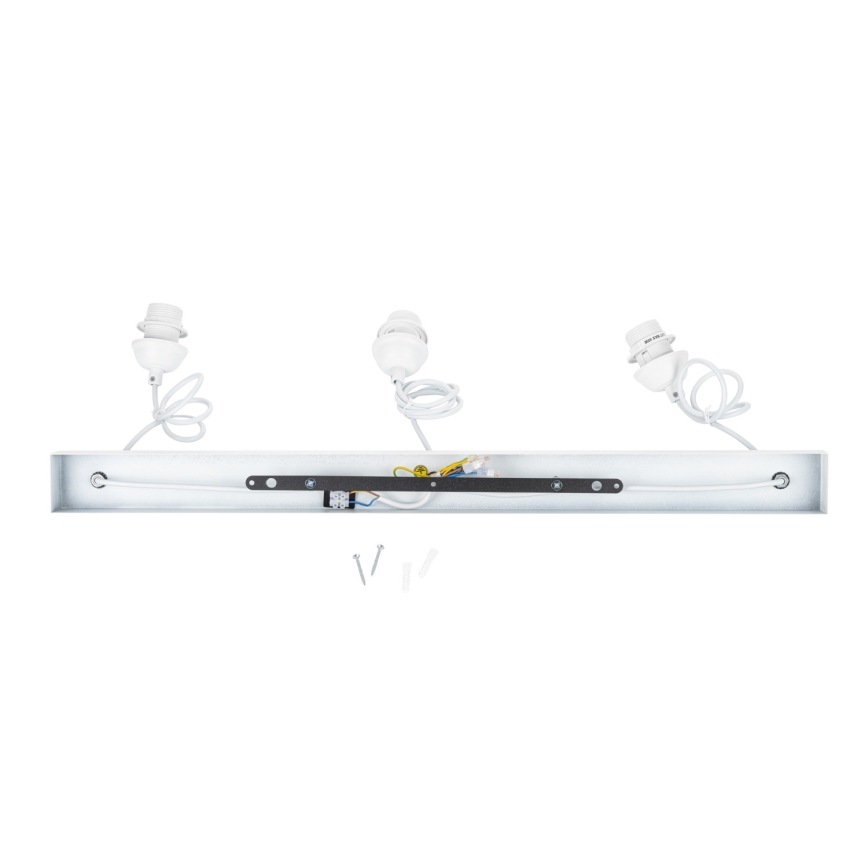 Brilagi - Lustră suspendată pe cablu WABI SABI 3xE27/40W/230V albă