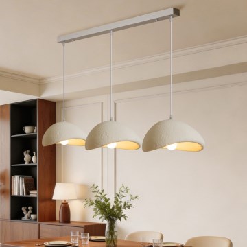 BRILAGI - Lustră suspendată pe cablu WABI SABI 3xE27/60W/230V albă