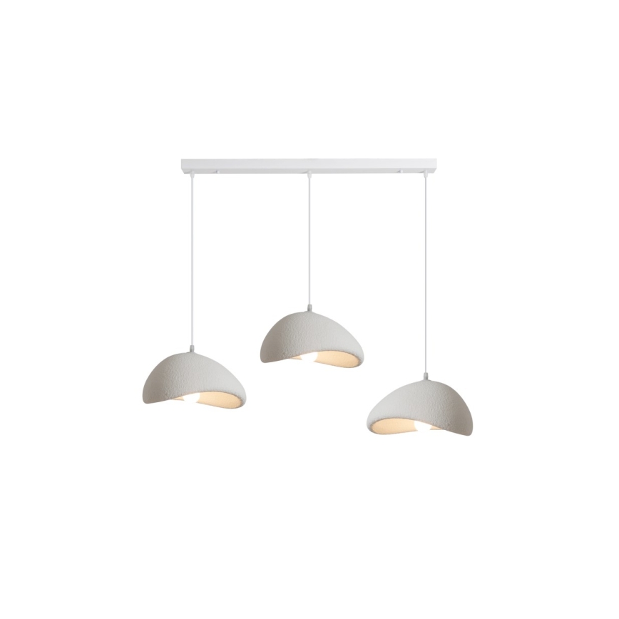 BRILAGI - Lustră suspendată pe cablu WABI SABI 3xE27/60W/230V albă