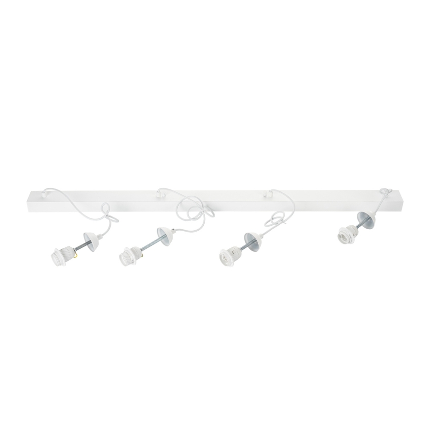 Brilagi - Lustră suspendată pe cablu WABI SABI 4xE27/40W/230V albă