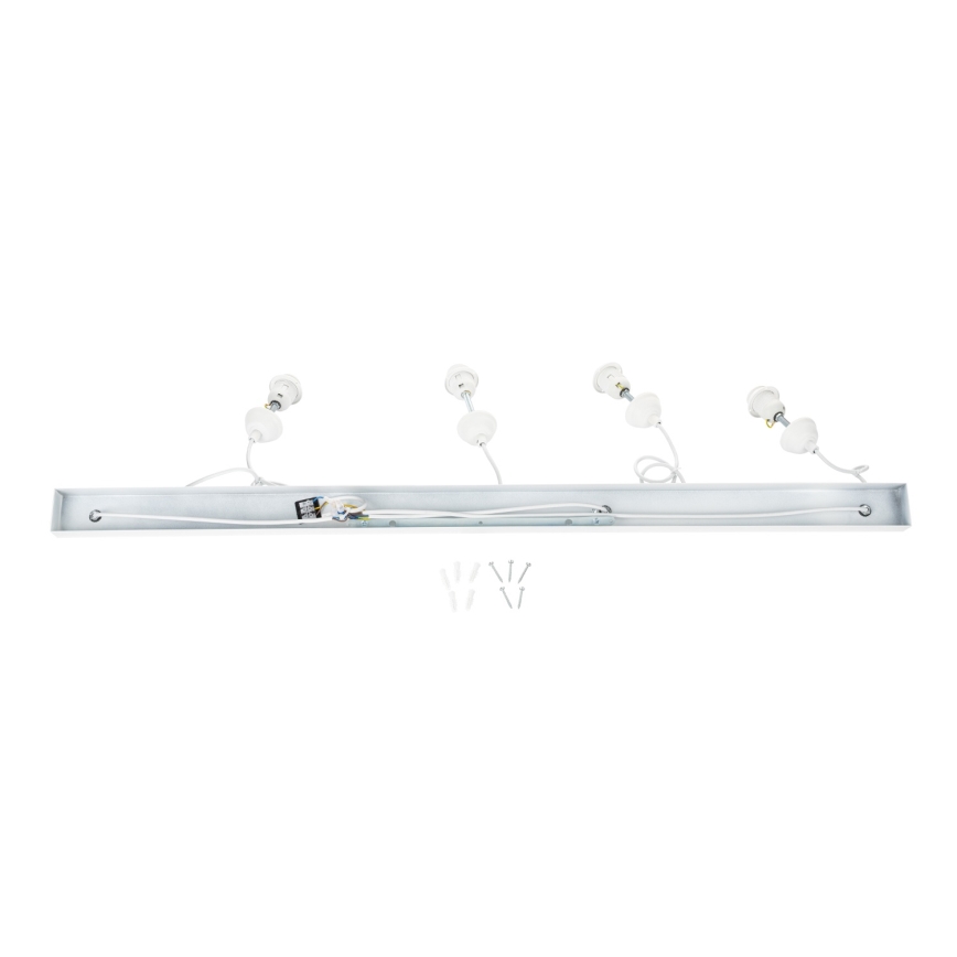 Brilagi - Lustră suspendată pe cablu WABI SABI 4xE27/40W/230V albă