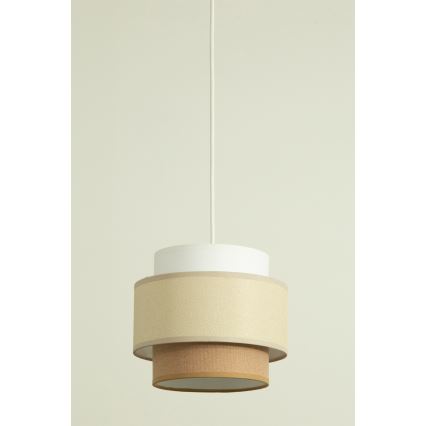 Brilagi - Lustră suspendată RESNA 3xE27/60W/230V Ø 45 cm crem/bej