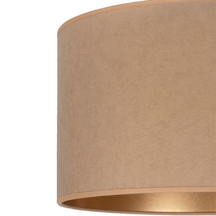 Brilagi - Lustră suspendată VELVET pe cablu, 1xE27/60W/230V, diametru 40 cm, bej/auriu