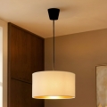 Brilagi - Lustră suspendată VELVET pe cablu, 1xE27/60W/230V, Ø 40 cm, crem/auriu