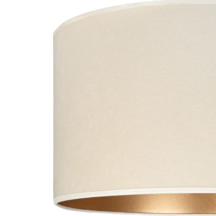 Brilagi - Lustră suspendată VELVET pe cablu, 1xE27/60W/230V, Ø 40 cm, crem/auriu