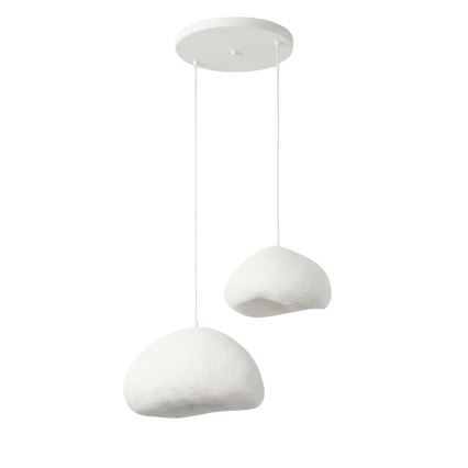 Brilagi - Lustră suspendată WABI SABI, 2x E27, max. 40 W, 230 V, Ø 70 cm, alb