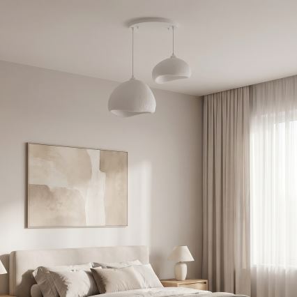 Brilagi - Lustră suspendată WABI SABI, 2x E27, max. 40 W, 230 V, Ø 70 cm, alb