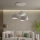 Brilagi - Lustră suspendată WABI SABI pe cablu, 3×E27 (max. 40W), 230V, Ø 60 cm, alb