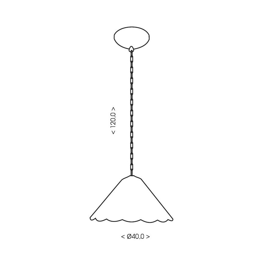 Brilagi - Lustră Tiffany cu vitralii, suspendată pe lanț, FOLIA, 1x E27/60W/230V, Ø 40 cm