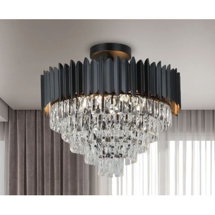 Brilagi - Lustru aplicat CARLOS 9xE14/40W/230V Ø 60 cm