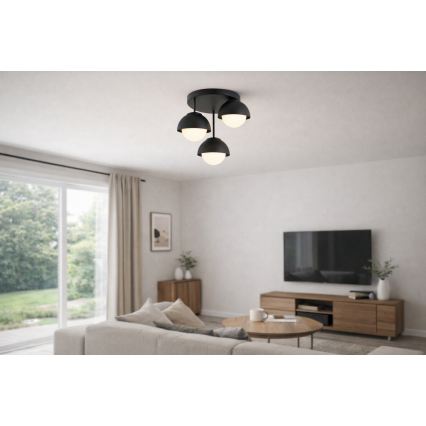 BRILAGI - Lustru aplicat COSMO 3xE27/60W/230V negru