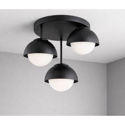 BRILAGI - Lustru aplicat COSMO 3xE27/60W/230V negru