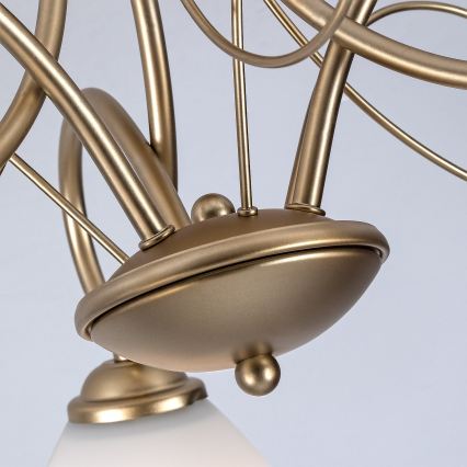 Brilagi - Lustru aplicat FRED 3xE27/60W/230V Ø 59 cm auriu