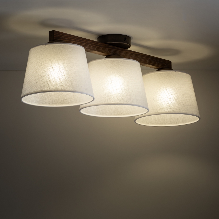 Brilagi - Lustru aplicat LATTE 3xE27/15W/230V pin/alb