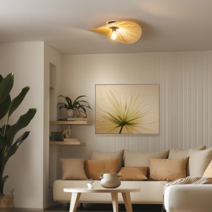 Brilagi - Lustru aplicat LED CERIA BOHO, 1 x E27, 40W, 230V, Ø 60 cm, rafie