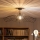 Brilagi - Lustru aplicat LED CERIA WIRE 1xE27/60W/230V, diam. 80 cm, negru