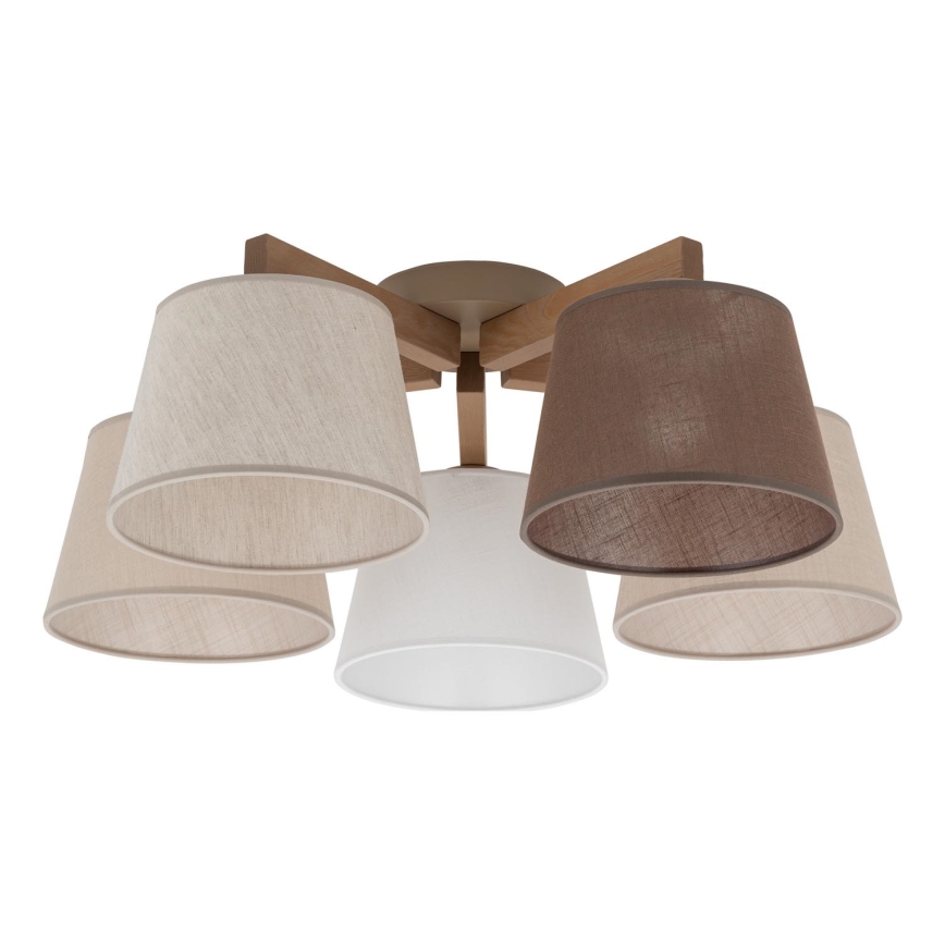BRILAGI - Lustru aplicat LED LATTE SABIA 5xE27/15W/230V pin/mix