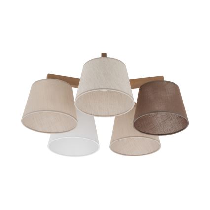 BRILAGI - Lustru aplicat LED LATTE SABIA 5xE27/15W/230V pin/mix