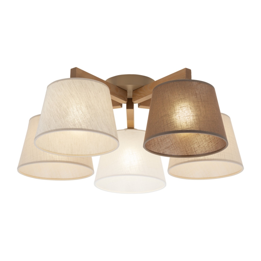 BRILAGI - Lustru aplicat LED LATTE SABIA 5xE27/15W/230V pin/mix