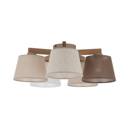 BRILAGI - Lustru aplicat LED LATTE SABIA 5xE27/15W/230V pin/mix
