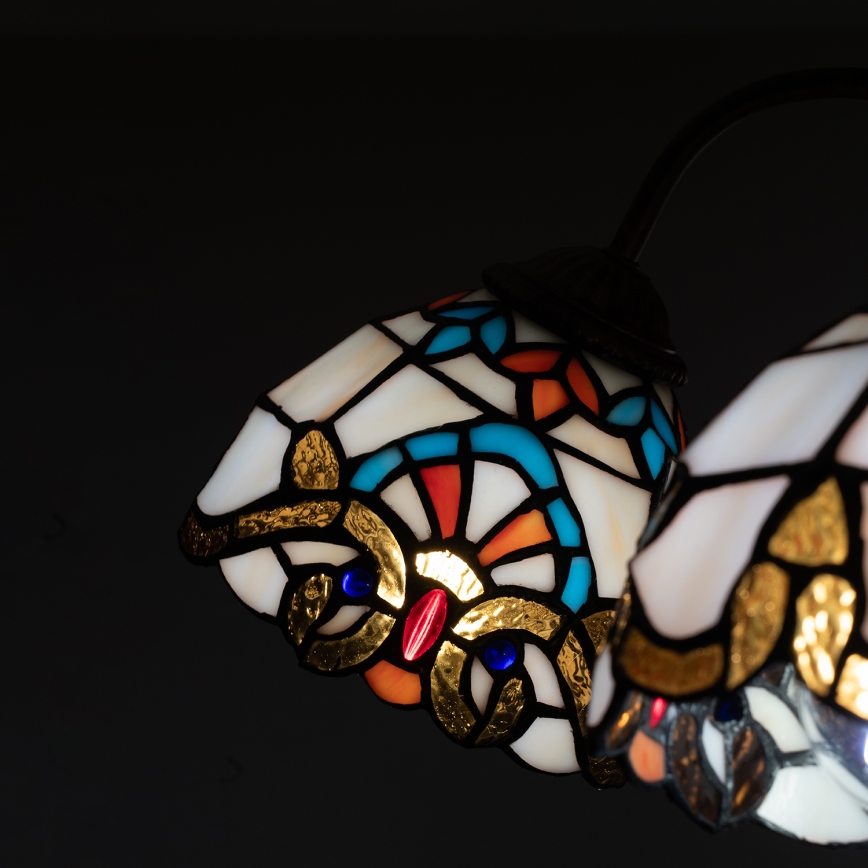 Brilagi - Lustru aplicat MIRABELLA în stil Tiffany, 5xE27/60W/230V, Ø 60 cm