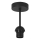 Brilagi - Lustru aplicat PARTY 1xE27/60W/230V Ø 10 cm negru