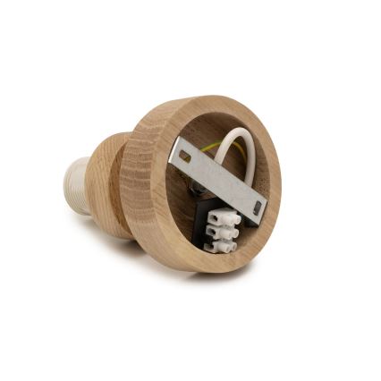 Brilagi - Lustru aplicat PARTY 1xE27/60W/230V, Ø 10 cm, stejar