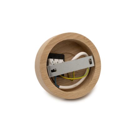 Brilagi - Lustru aplicat PARTY 1xE27/60W/230V, Ø 10 cm, stejar