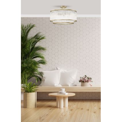 Brilagi - Lustru aplicat RAMOS 6xE14/60W/230V auriu