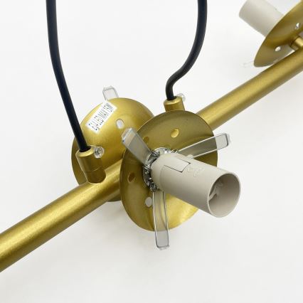 Brilagi - Lustru cu cablu MALONY 6xE14/20W/230V auriu