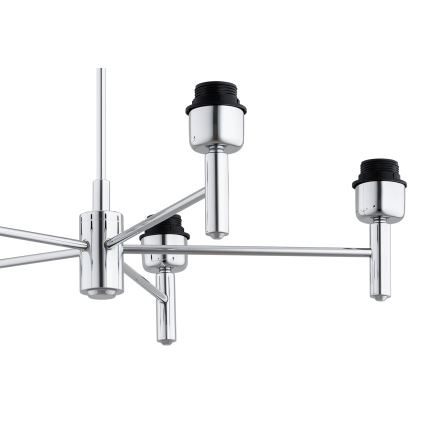 Brilagi - Lustru cu tijă MONTE 5xE27/60W/230V bej/crom lucios