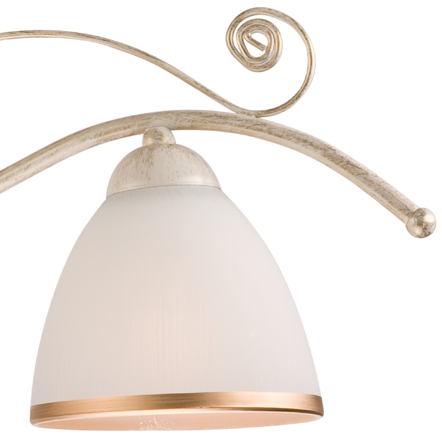 Brilagi - Lustru LED ANTICO cu lanț, 3x E27/60W/230V, 3000K, patină albă